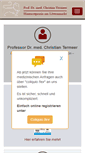 Mobile Screenshot of hautarzt-termeer.de